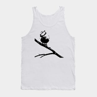 monochrome cute bird Tank Top